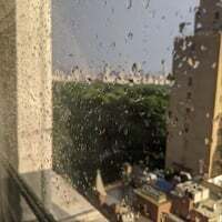 Past the Rain-Covered Glass